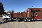 Moffett M8 55.3-10 NX Forklift and Freightliner Truck Work-Ready Package