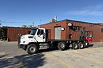 Moffett M8 55.3-10 NX Forklift and Freightliner Truck Work-Ready Package