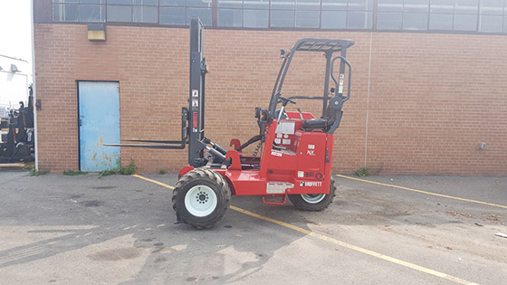 Moffett M8 55.3-10 NX Forklift with Mounting Hooks - SOLD