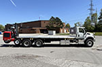 Moffett M8 55.3-10 NX Forklift + International Truck Work-Ready Package for Sale