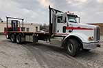 Moffett M8 55.3-12 Forklift and Peterbilt 365 Truck for Sale