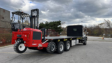 Moffett M8 55.4-12 NX Forklift + Mack Truck Work-Ready Package - SOLD